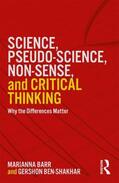 Ben-Shakhar / Barr |  Science, Pseudo-science, Non-sense, and Critical Thinking | Buch |  Sack Fachmedien