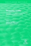 Riley / Nuttall |  Measuring Quality | Buch |  Sack Fachmedien