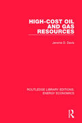 Davis |  High-cost Oil and Gas Resources | Buch |  Sack Fachmedien