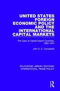 Conybeare |  United States Foreign Economic Policy and the International Capital Markets | Buch |  Sack Fachmedien