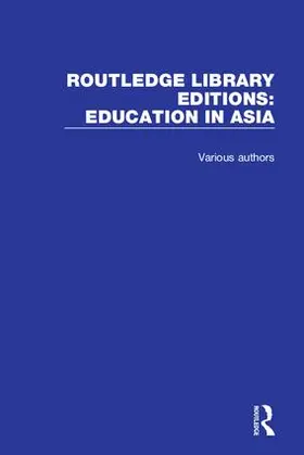 Various |  Routledge Library Editions: Education in Asia | Buch |  Sack Fachmedien