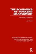 Vanek |  The Economics of Workers' Management | Buch |  Sack Fachmedien