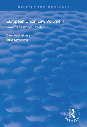 Chalmers / Szyszczak | European Union Law | Buch | 978-1-138-31317-0 | sack.de