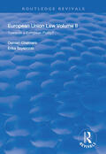 Chalmers / Szyszczak |  European Union Law | Buch |  Sack Fachmedien