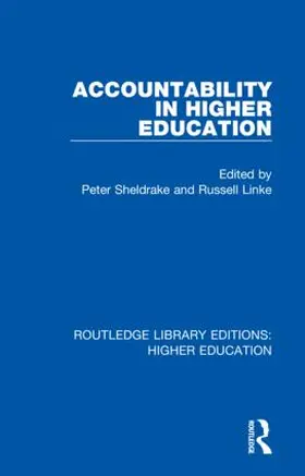 Sheldrake / Linke |  Accountability in Higher Education | Buch |  Sack Fachmedien