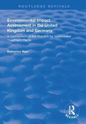 Marr |  Environmental Impact Assessment in the United Kingdom and Germany | Buch |  Sack Fachmedien