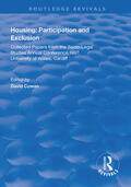 Cowan |  Housing: Participation and Exclusion | Buch |  Sack Fachmedien