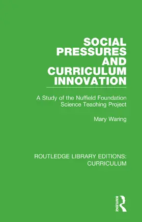 Waring |  Social Pressures and Curriculum Innovation | Buch |  Sack Fachmedien