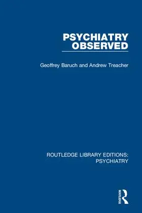 Baruch / Treacher |  Psychiatry Observed | Buch |  Sack Fachmedien