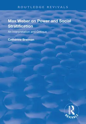 Brennan |  Max Weber on Power and Social Stratification | Buch |  Sack Fachmedien