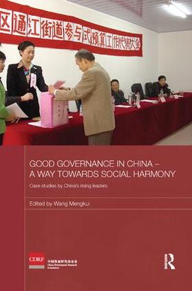 Mengkui |  Good Governance in China - A Way Towards Social Harmony | Buch |  Sack Fachmedien