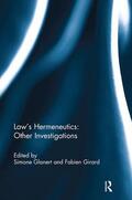 Glanert / Girard |  Law's Hermeneutics | Buch |  Sack Fachmedien
