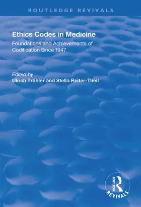 Tröhler / Reiter-Theil / Herych |  Ethics Codes in Medicine | Buch |  Sack Fachmedien