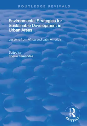 Fernandes |  Environmental Strategies for Sustainable Developments in Urban Areas | Buch |  Sack Fachmedien