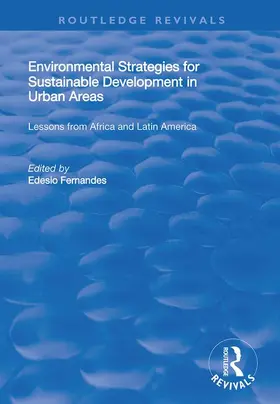 Fernandes |  Environmental Strategies for Sustainable Developments in Urban Areas | Buch |  Sack Fachmedien
