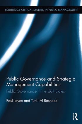 Joyce / Al Rasheed |  Public Governance and Strategic Management Capabilities | Buch |  Sack Fachmedien