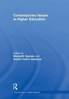 Gasman / Samayoa |  Contemporary Issues in Higher Education | Buch |  Sack Fachmedien