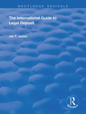 Jasion |  The International Guide to Legal Deposit | Buch |  Sack Fachmedien