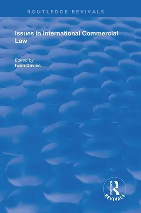 Davies |  Issues in International Commercial Law | Buch |  Sack Fachmedien