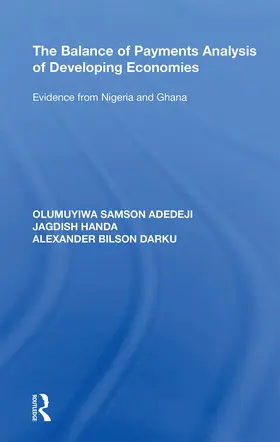 Adedeji / Jagdish / Bilson Darku |  The Balance of Payments Analysis of Developing Economies | Buch |  Sack Fachmedien