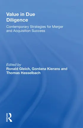 Gleich / Kierans | Value in Due Diligence | Buch | 978-1-138-35857-7 | sack.de