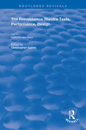 Cairns |  The Renaissance Theatre | Buch |  Sack Fachmedien