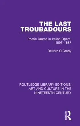 O'Grady |  The Last Troubadours | Buch |  Sack Fachmedien