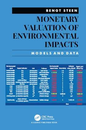 Steen |  Monetary Valuation of Environmental Impacts | Buch |  Sack Fachmedien