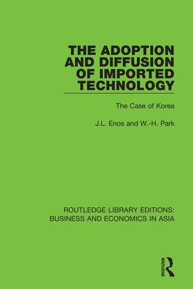 Enos / Park |  The Adoption and Diffusion of Imported Technology | Buch |  Sack Fachmedien