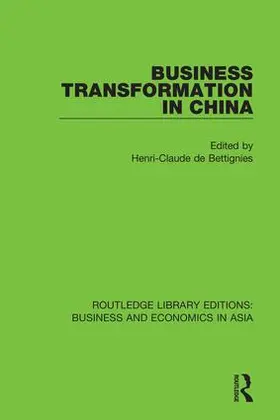 De Bettignies | Business Transformation in China | Buch | 978-1-138-36683-1 | www.sack.de