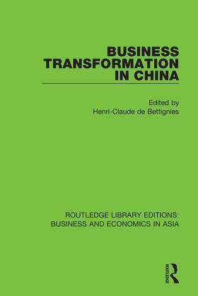 De Bettignies |  Business Transformation in China | Buch |  Sack Fachmedien