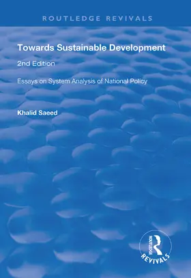 Saeed |  Towards Sustainable Development | Buch |  Sack Fachmedien