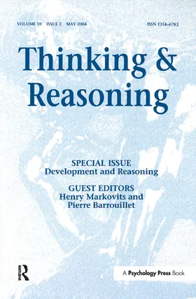 Barrouillet / Markovits |  Development and Reasoning | Buch |  Sack Fachmedien