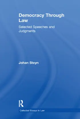 Steyn |  Democracy Through Law | Buch |  Sack Fachmedien