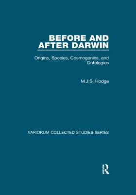 Hodge |  Before and After Darwin | Buch |  Sack Fachmedien