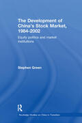 Green |  The Development of China's Stockmarket, 1984-2002 | Buch |  Sack Fachmedien