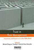 Earle / Siegrist / Gutscher |  Trust in Risk Management | Buch |  Sack Fachmedien