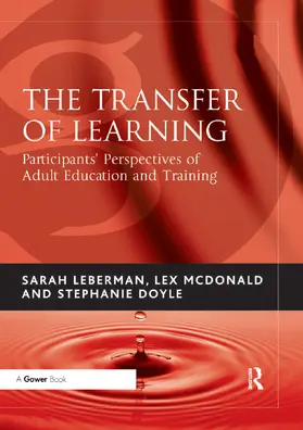 Leberman / McDonald |  The Transfer of Learning | Buch |  Sack Fachmedien