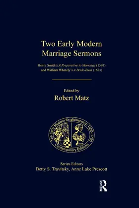 Matz |  Two Early Modern Marriage Sermons | Buch |  Sack Fachmedien