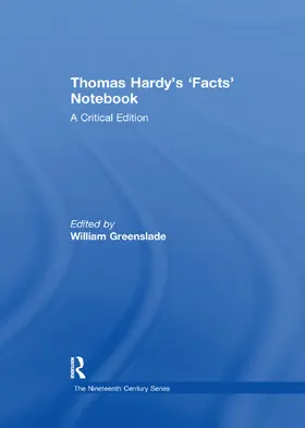 Greenslade |  Thomas Hardy's 'Facts' Notebook | Buch |  Sack Fachmedien