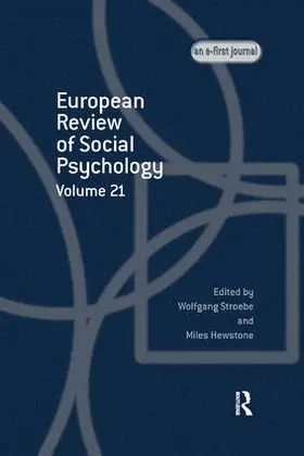 Hewstone / Stroebe |  European Review of Social Psychology: Volume 21 | Buch |  Sack Fachmedien