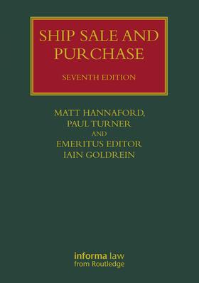 Goldrein / Hannaford / Turner |  SHIP SALE AND PURCHASE 7E | Buch |  Sack Fachmedien