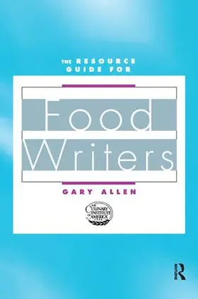 Allen |  Resource Guide for Food Writers | Buch |  Sack Fachmedien