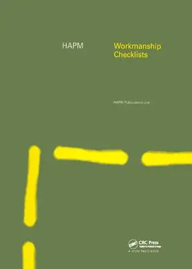  HAPM Workmanship Checklists | Buch |  Sack Fachmedien