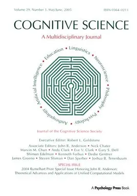 Goldstone |  2004 Rumelhart Prize Special Issue Honoring John R. Anderson | Buch |  Sack Fachmedien
