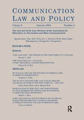 Hopkins |  New York Times Co. v. Sullivan Forty Years Later | Buch |  Sack Fachmedien