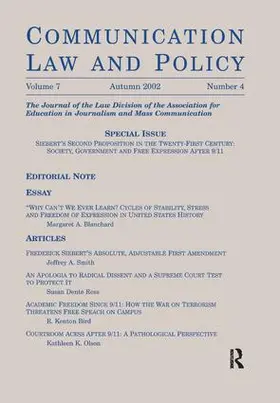Hopkins |  Siebert's Second Proposition in the Twenty-first Century | Buch |  Sack Fachmedien