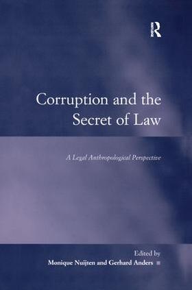 Anders / Nuitjen | Corruption and the Secret of Law | Buch | 978-1-138-41546-1 | sack.de