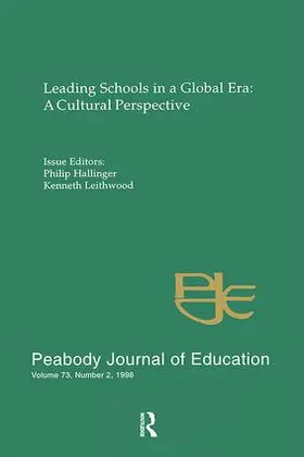 Hallinger / Leithwood |  Leading Schools in a Global Era | Buch |  Sack Fachmedien