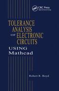 Boyd |  Tolerance Analysis of Electronic Circuits Using MATHCAD | Buch |  Sack Fachmedien